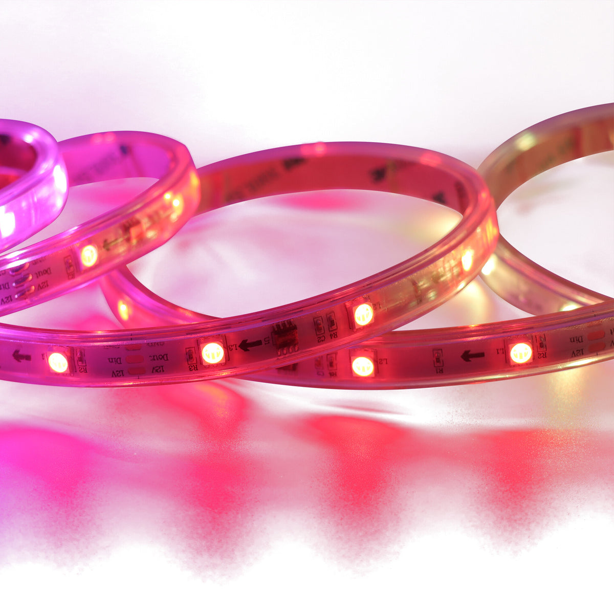 Deltaco Udendørs smart LED-stribe, RGB, 10 m (2 x 5 m)