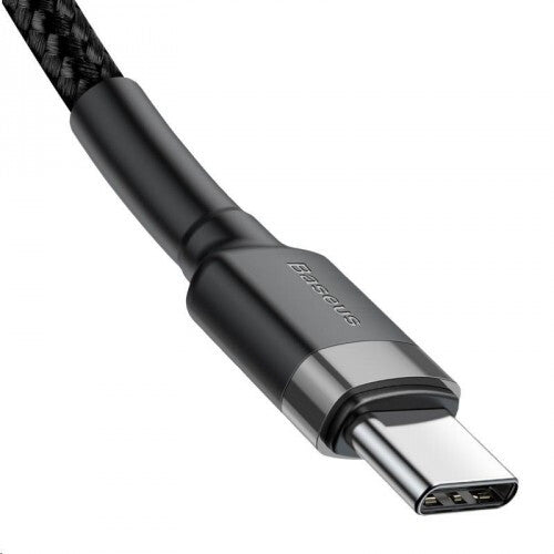 Baseus Cafule USB-kabel 2 m USB C 0,48 Gbit/sek. 60 W Sort, Grå