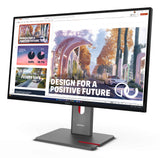 Lenovo ThinkVision P27QD-40 computerskærm 68,6 cm (27") 2560 x 1440 pixel Wide Quad HD LED Sort