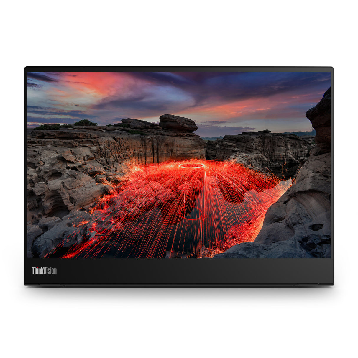 Lenovo ThinkVision M14t Gen 2 computerskærm 35,6 cm (14") 2240 x 1400 pixel 2.2K LED Berøringsskærm Sort