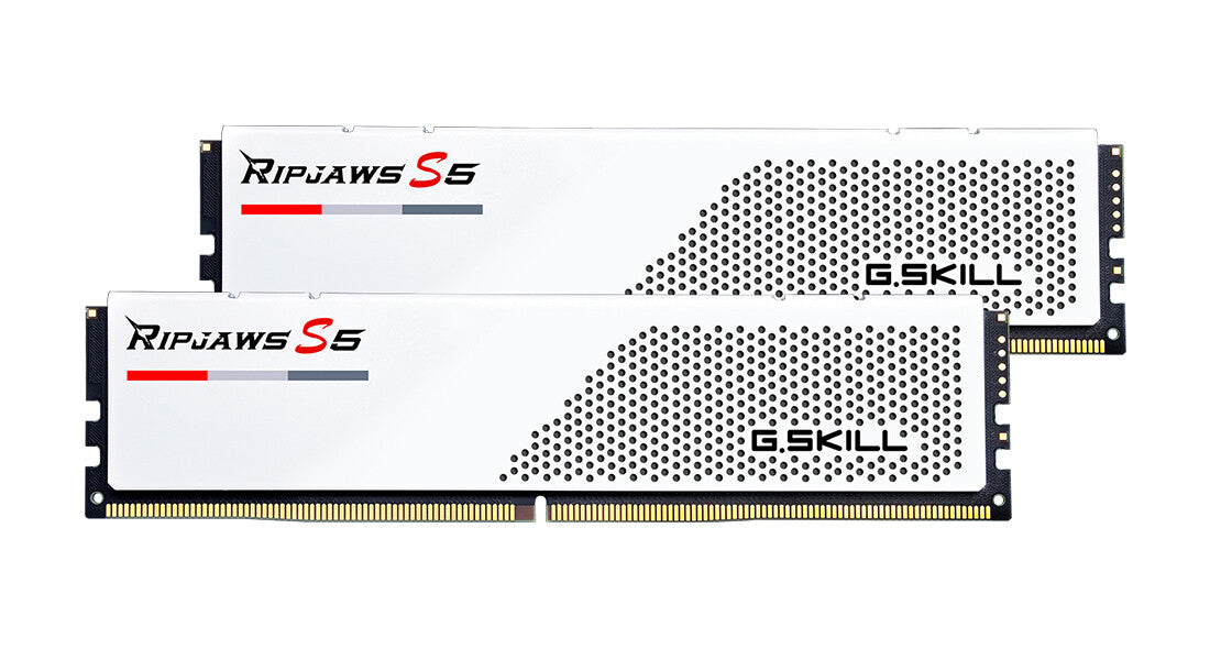 G.Skill Ripjaws S5 / F5-6000J3040F16GX2-RS5W hukommelsesmodul 32 GB 2 x 16 GB DDR5 4800 MT/s 288-pin DIMM