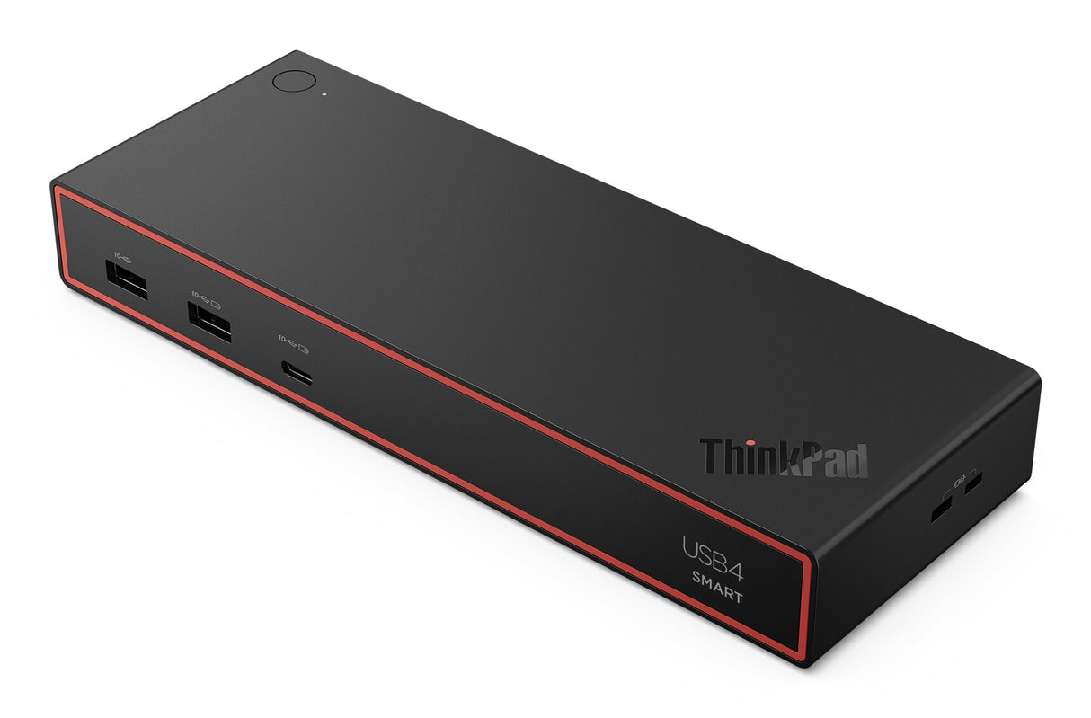 Lenovo ThinkPad USB4 Smart Dock 5500 with 135W Adapter Ledningsført Sort