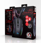 Gembird MUSG-RAGNAR-RX500 mus Spil Højre hånd USB Type-A 12000 dpi