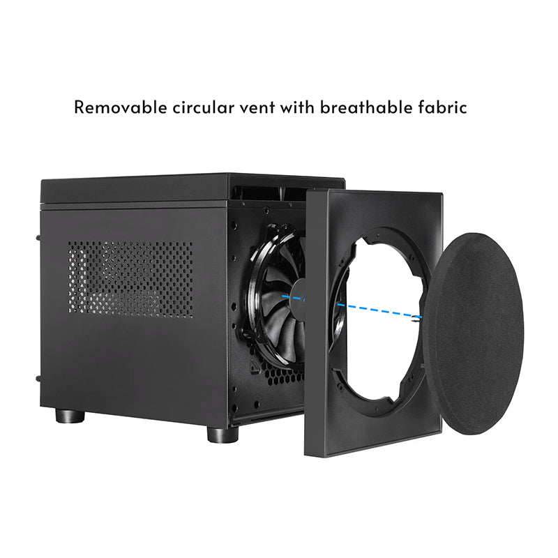 Chieftec The Cube Tower Mini ATX Sort