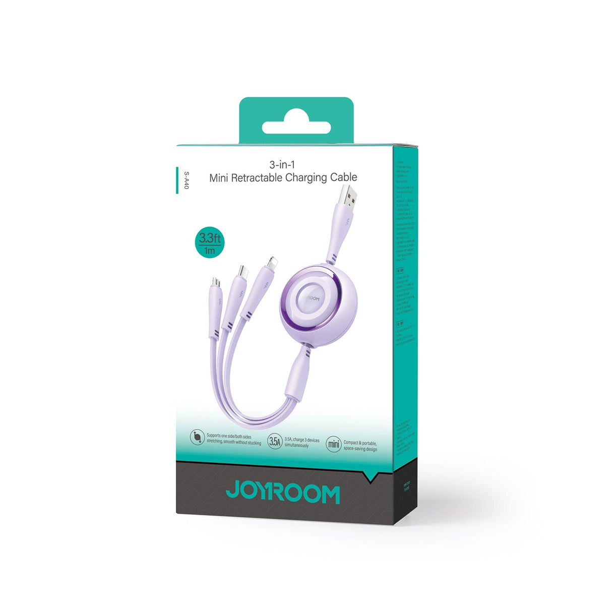JOYROOM S-A40 1 m Lilla
