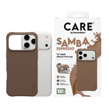 PanzerGlass CARE by ® Fashionable Case Samba Espresso m. MagSafe iPhone 17 Pro Max
