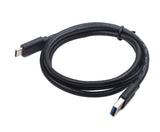 Cablexpert CCP-USB3-AMCM-0.5M USB-kabel USB 3.2 Gen 1 (3.1 Gen 1) 0,5 m USB A USB C Sort