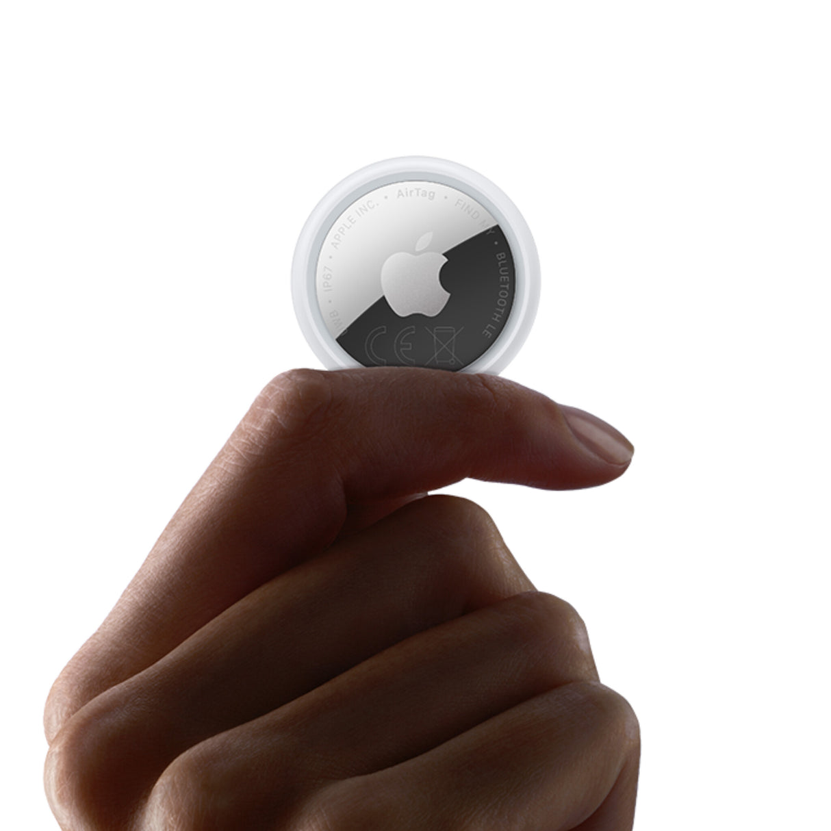 Apple AirTag Element Finder Sølv, Hvid