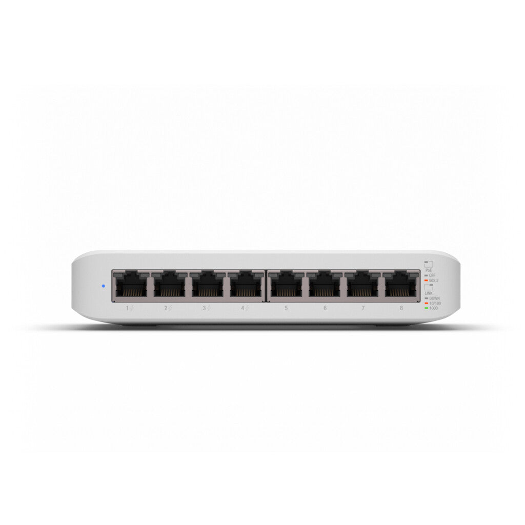 Ubiquiti UniFi Switch Lite 8 PoE Administreret L2 Gigabit Ethernet (10/100/1000) Strøm over Ethernet (PoE) Hvid