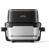 MOVA AF20 PRO frituregryde Enkelt 4 L Enkeltstående 1700 W Varmluftsteger Sort, Guld