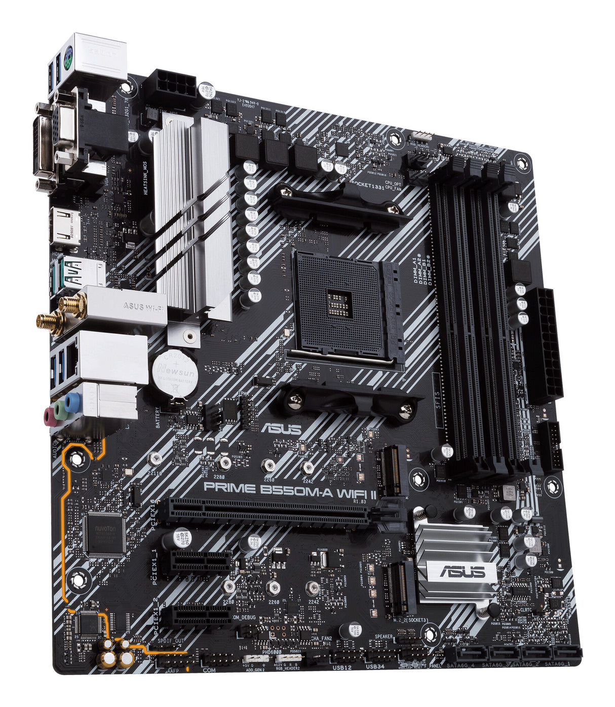 ASUS PRIME B550M-A WIFI II AMD B550 Stik AM4 micro ATX