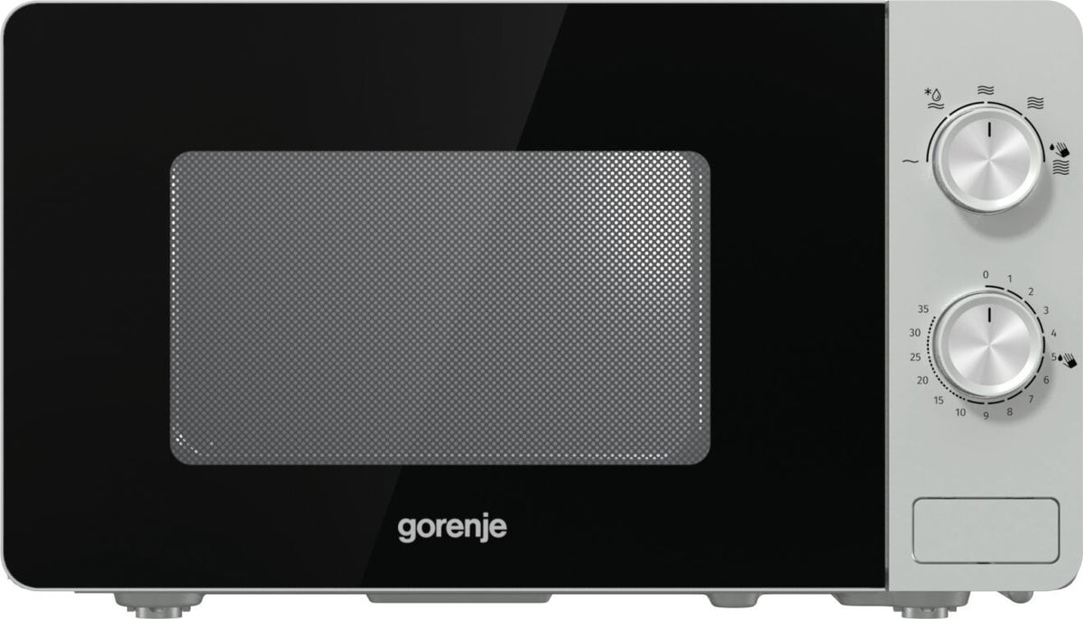 Gorenje MO20E1S Black, Stainless steel Solo microwave Over the range 20 L 800 W