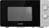 Gorenje MO20E1S Black, Stainless steel Solo microwave Over the range 20 L 800 W