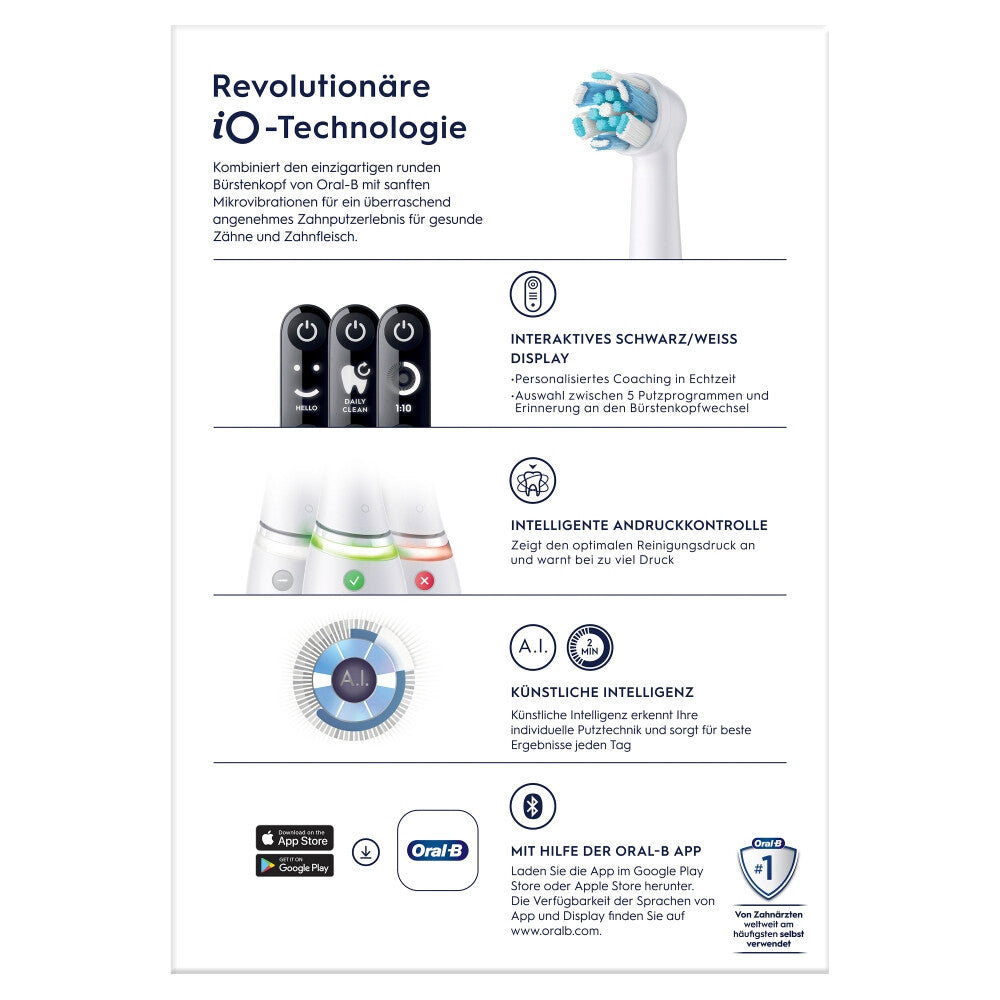 Oral-B 445234 elektrisk tandbørste Voksen Vibrerende tandbørste Hvid