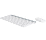 Logitech 920-009201 tastatur Mus inkluderet Universel RF trådløst QWERTY Nordisk Hvid