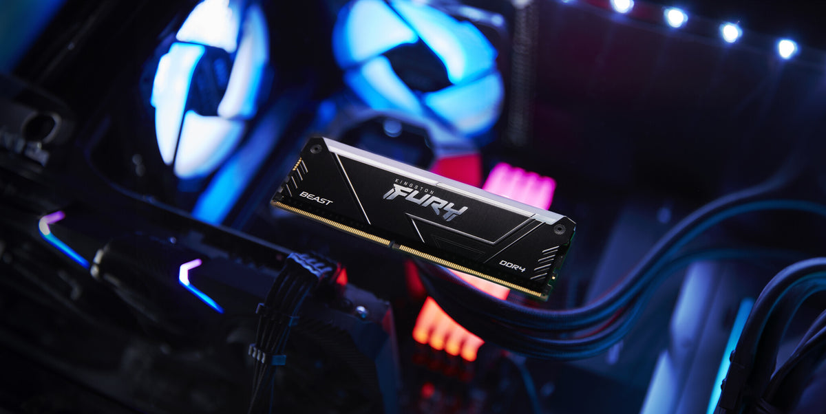Kingston Technology FURY Beast 32GB 3200MT/s DDR4 CL16 DIMM RGB