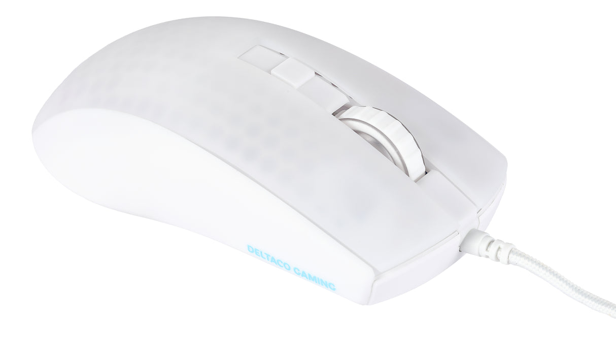 Deltaco Gaming WM87 ultralight mouse, white