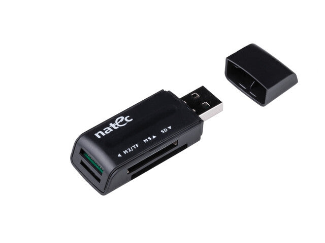 NATEC ANT 3 Mini kortlæser USB 2.0 Sort