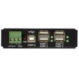 StarTech.com Rackmount USB 2.0 Hub - 4 Port Rugged Industrial USB 2.0 Hub Sort
