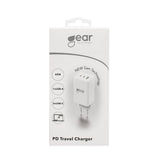 Gear 665088 oplader til mobil enhed Universel Hvid Vekselstrøm Hurtig opladning Indendørs