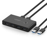 Ugreen 30768 interface hub USB 3.2 Gen 1 (3.1 Gen 1) Type-A 5000 Mbit/s Sort
