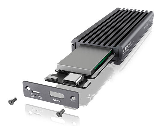ICY BOX IB-1817MC-C31 SSD kabinet Grå M.2