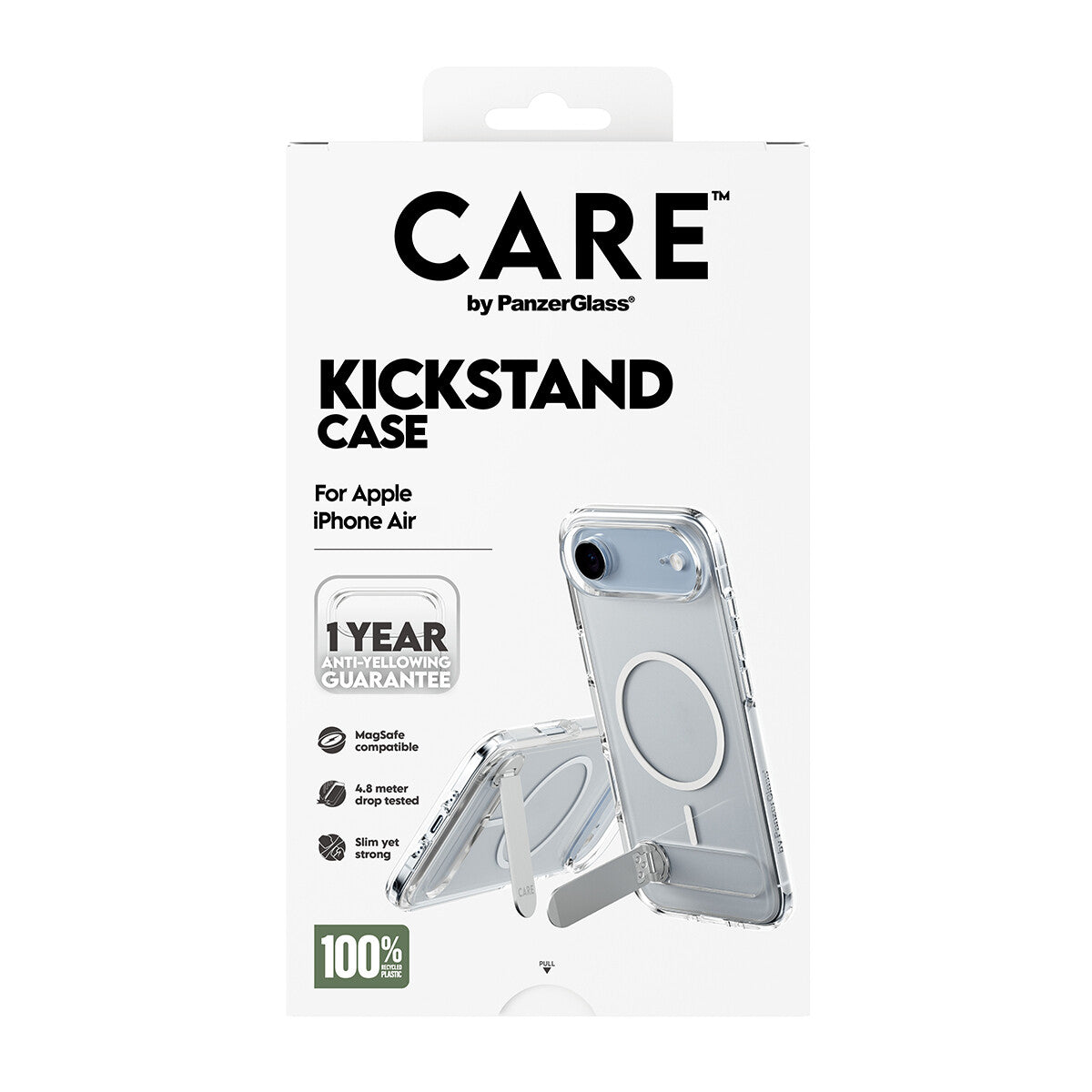 PanzerGlass CARE™ by ® Kickstand Case Transparent m. MagSafe iPhone Air