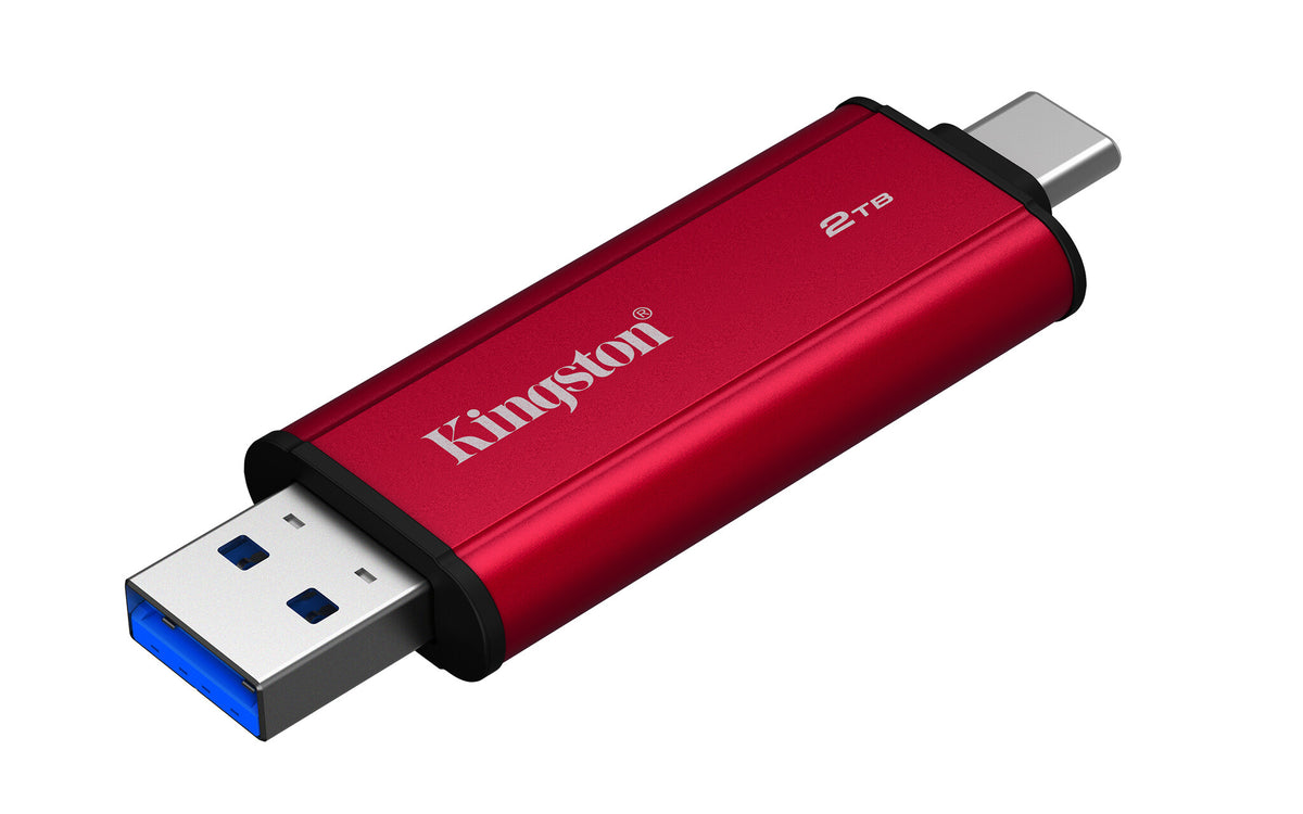 Kingston Technology 2TB Dual USB-A/C Portable SSD, Up to 1050MB/s USB 3.2 Gen 2