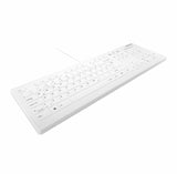 CHERRY AK-C8112 tastatur Medicinsk USB QWERTY Nordisk Hvid
