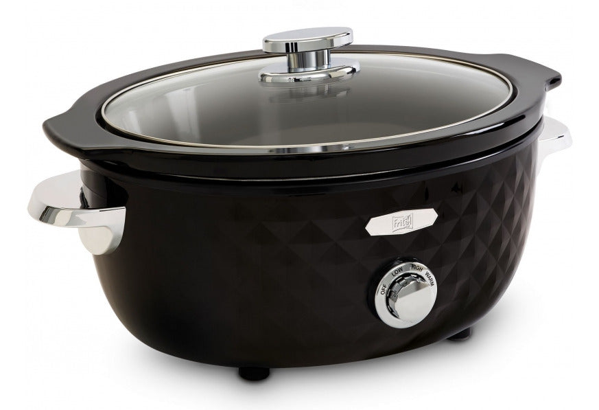 FRITEL Family Slow cooker 3.3liter 150W Sort/krom