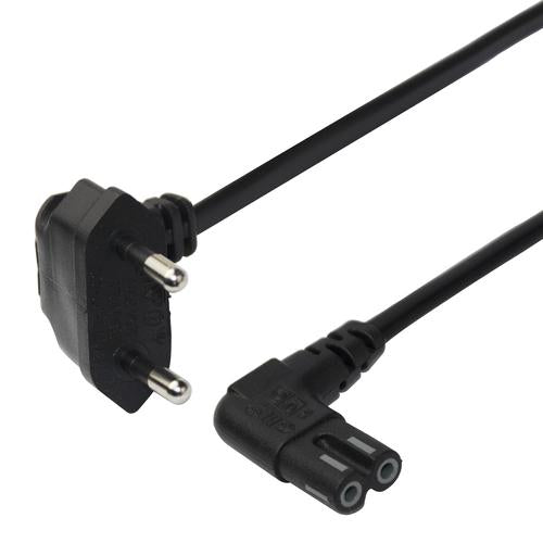 Deltaco 1902300 power cable Black 3 m CEE7/16 IEC C7
