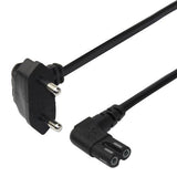 Deltaco 1902300 power cable Black 3 m CEE7/16 IEC C7