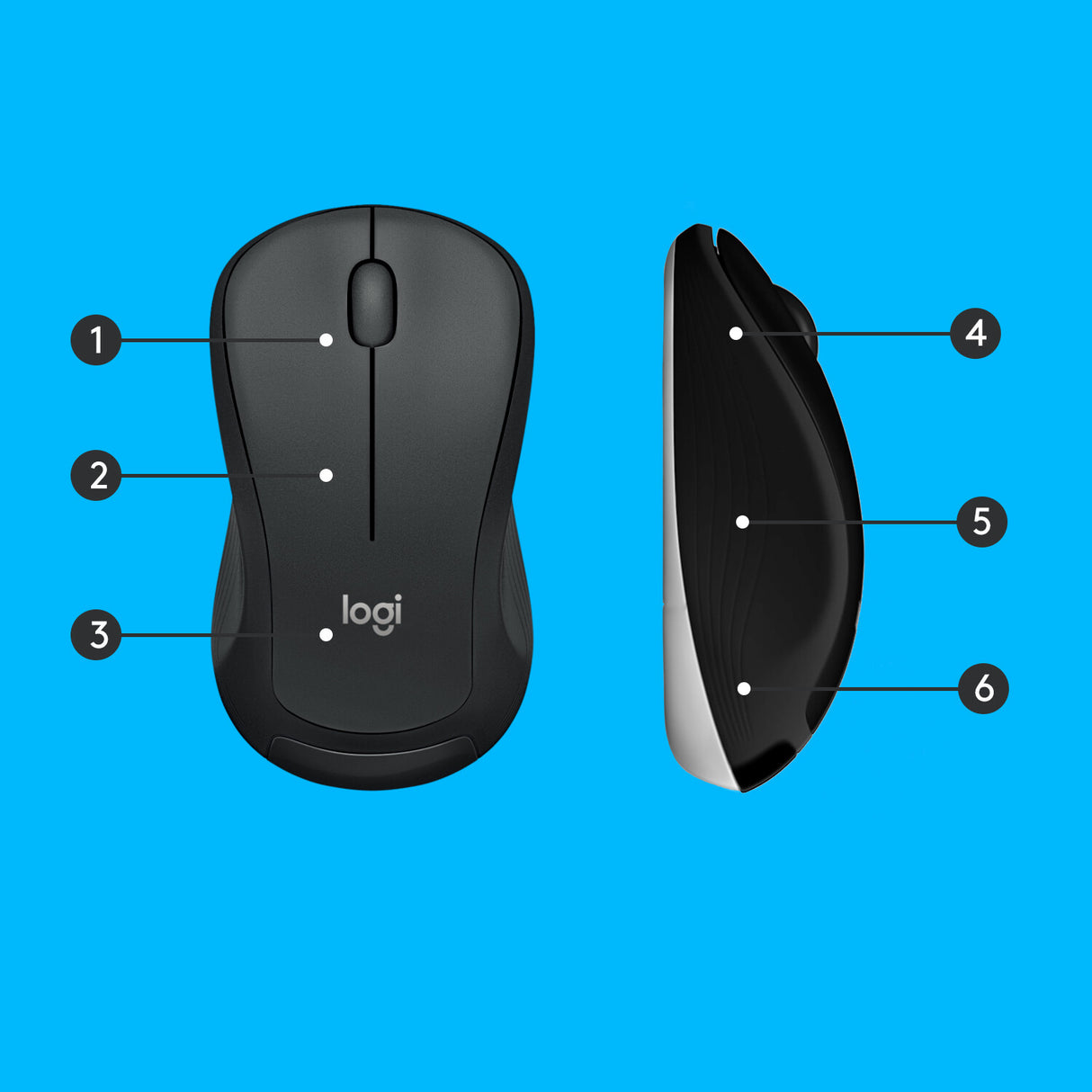 Logitech MK540 Advanced tastatur Mus inkluderet Universel RF trådløst QWERTY US International Sort