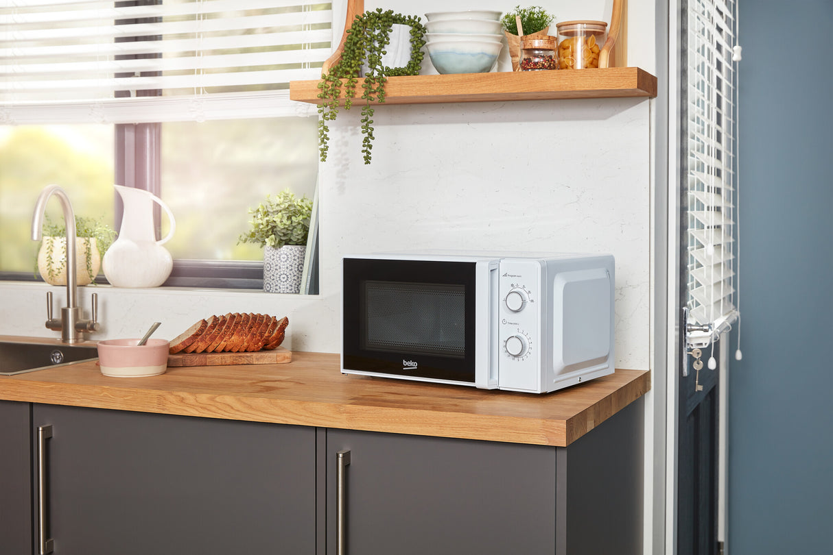 Beko MOC20100WFB Hvid Solo mikroovn Bordplade 20 L 700 W