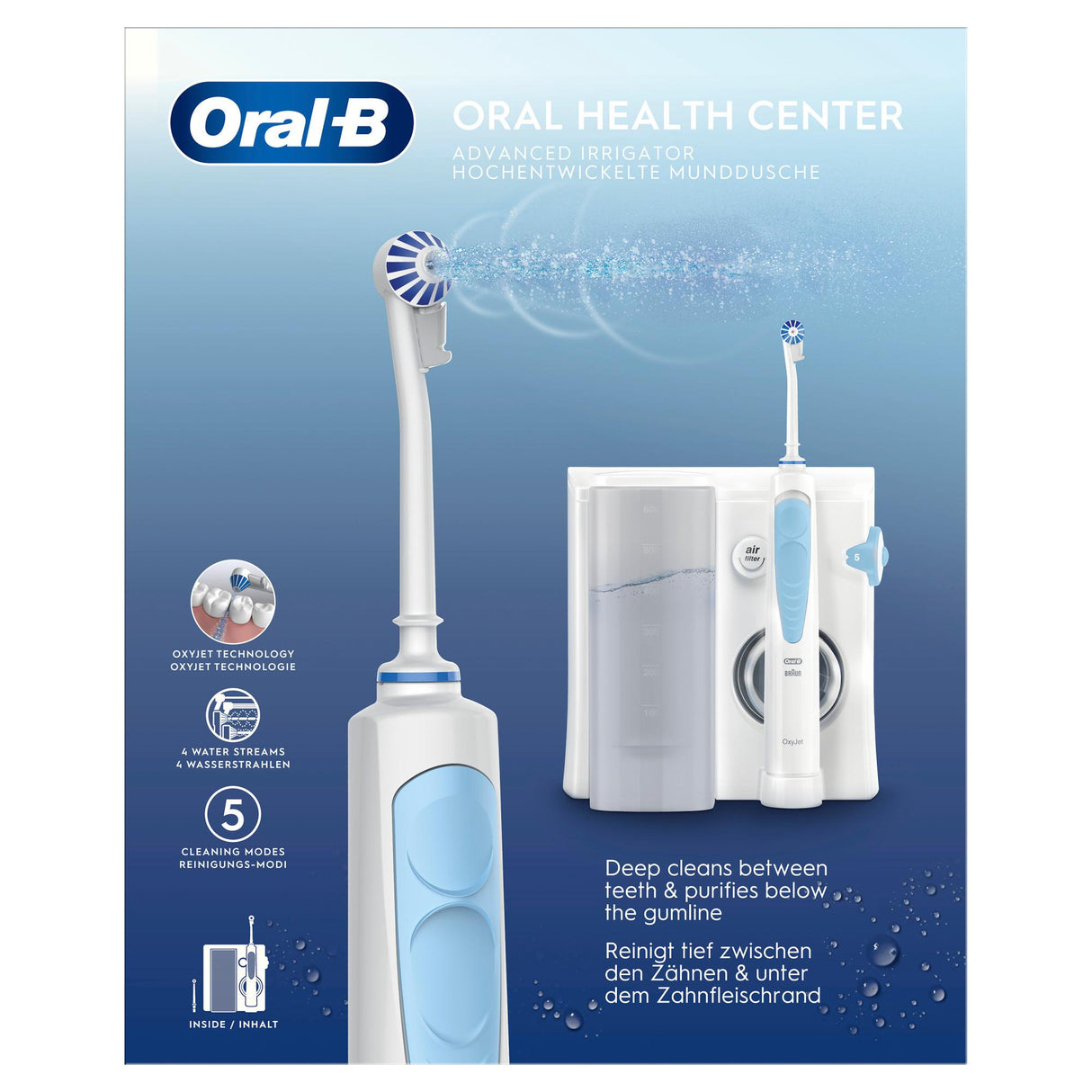Oral-B Oxyjet Voksen Hvid