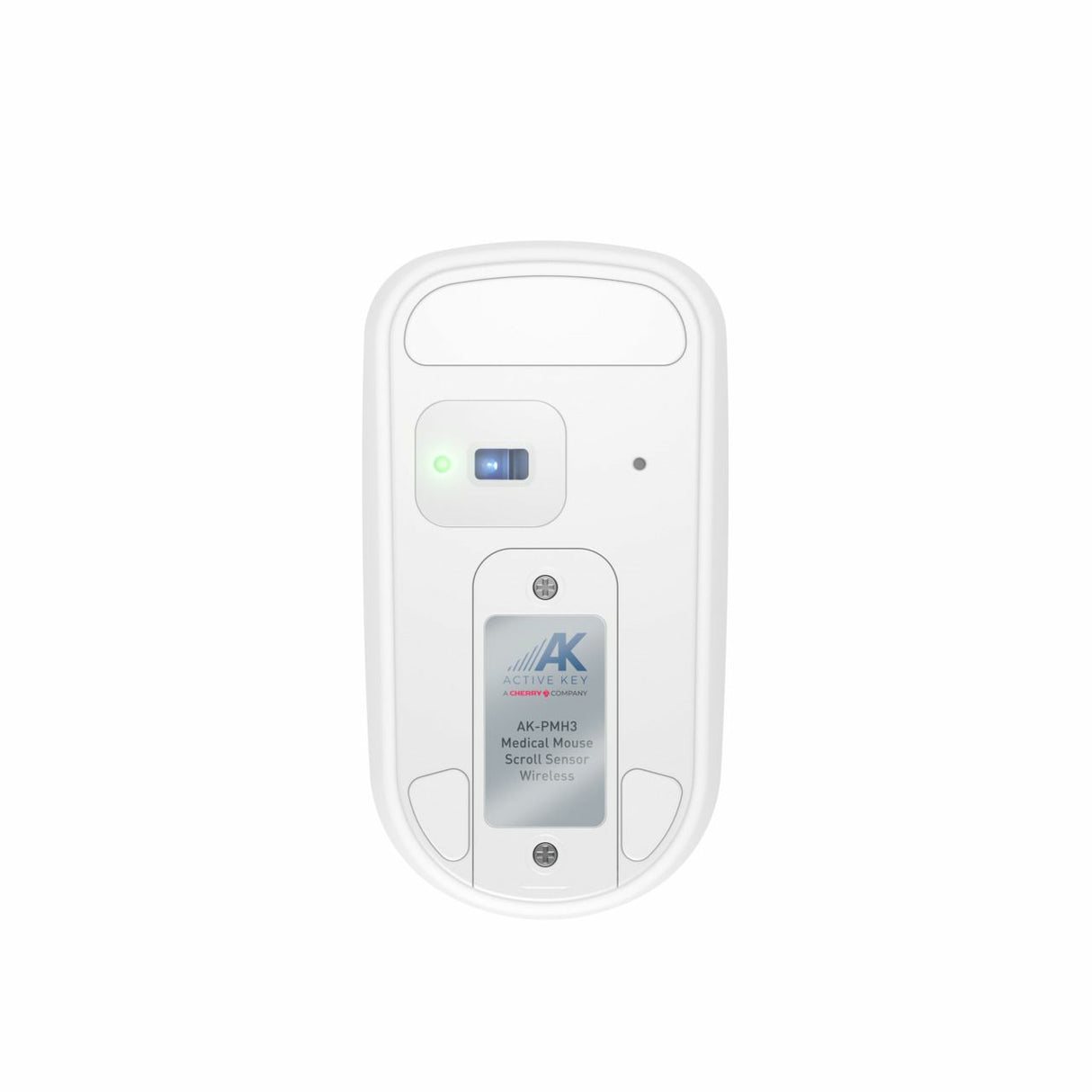 Contour Design Active Key Contour QuickClean medicinsk mus IP68 rullesensor trådløs hvid PMH3