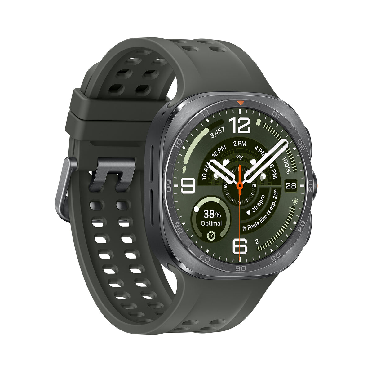 Samsung Galaxy Watch Ultra2 3,81 cm (1.5") AMOLED 47 mm Digital 498 x 498 pixel Berøringsskærm 4G Sølv Wi-Fi GPS (satellit)