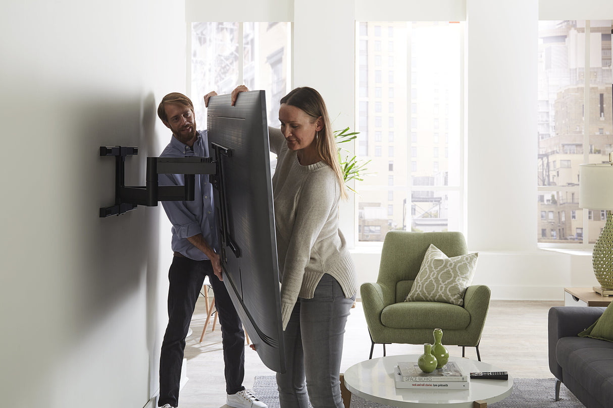 SANUS TV WALL MOUNT 47-90 INCH EXTENDS 25 2,29 m (90") Sort