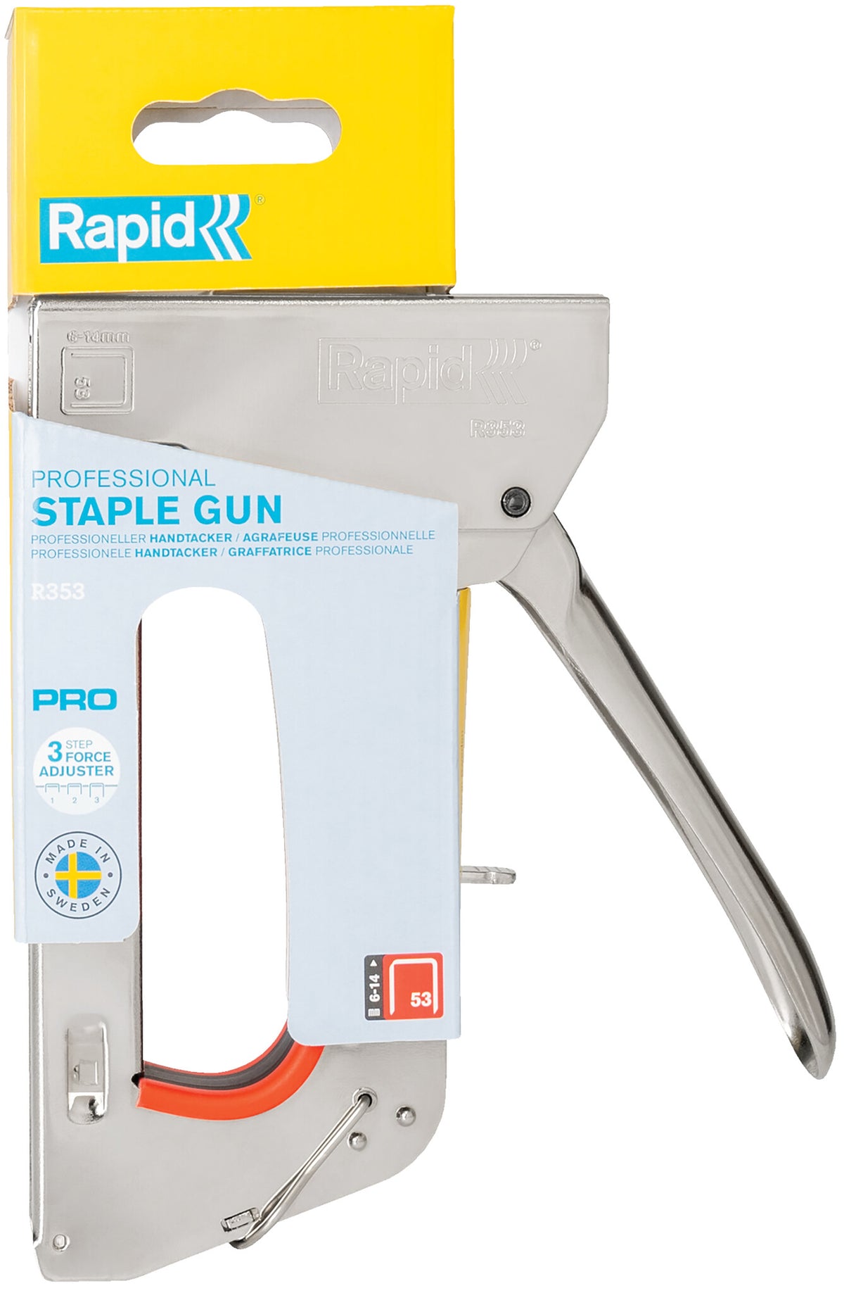 Rapid 5001666 manual staple gun Silver