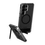 CARE by PanzerGlass Urban Explorer Case Transparent w. Black Kickstand & Qi Samsung Galaxy S26 Ultra