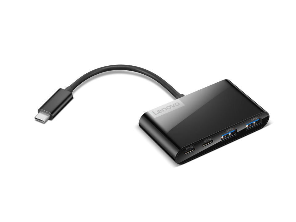 Lenovo GX91L84354 interface hub USB 3.2 Gen 1 (3.1 Gen 1) Type-C 625 Mbit/s Sort