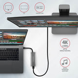 Axagon HMC-5G2 dockingstation Ledningsført USB 3.2 Gen 2 (3.1 Gen 2) Type-C Grå