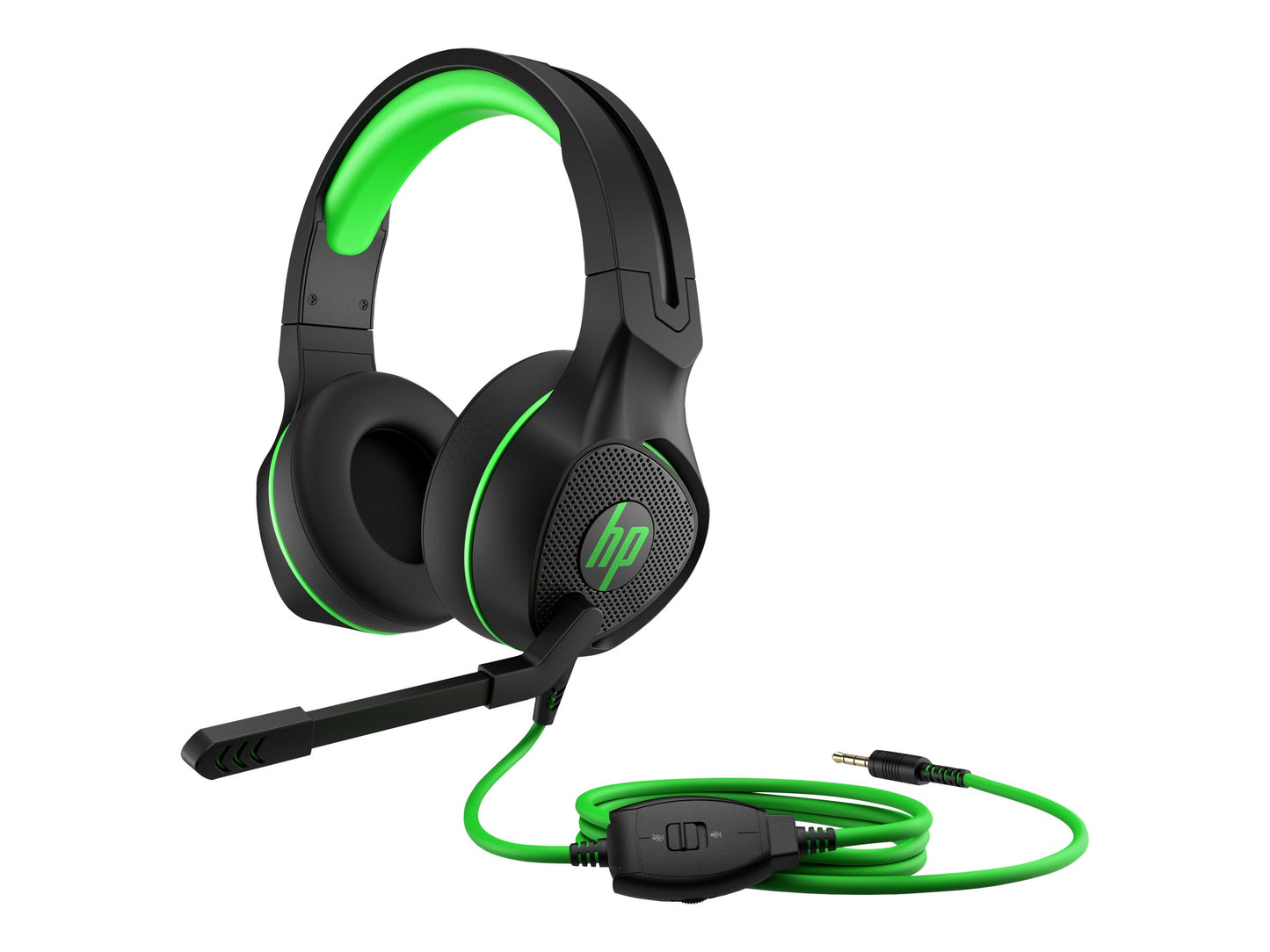 HP Pavilion 400 Kabling Headset Sort Grøn