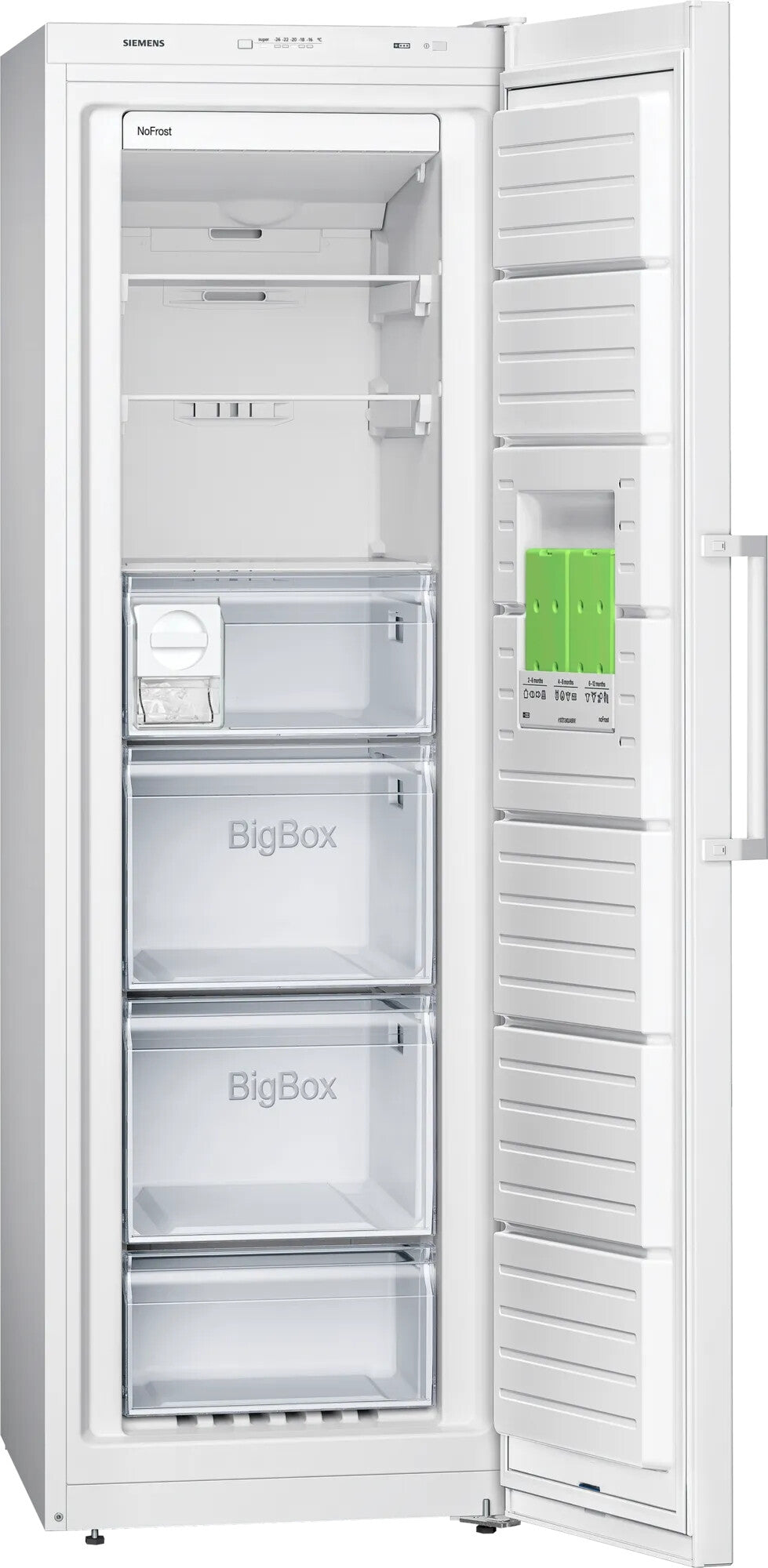 Siemens iQ300 GS36NGWEV fryser Stående fryser Fritstående 242 L Hvid
