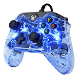 PDP Afterglow Sort, Blå, Transparent USB Gamepad Analog/digital Xbox One, Xbox Series S, Xbox Series X