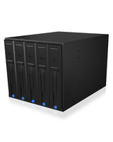 ICY BOX IB-575SSK-12G 8.89 cm (3.5") Backplane Black