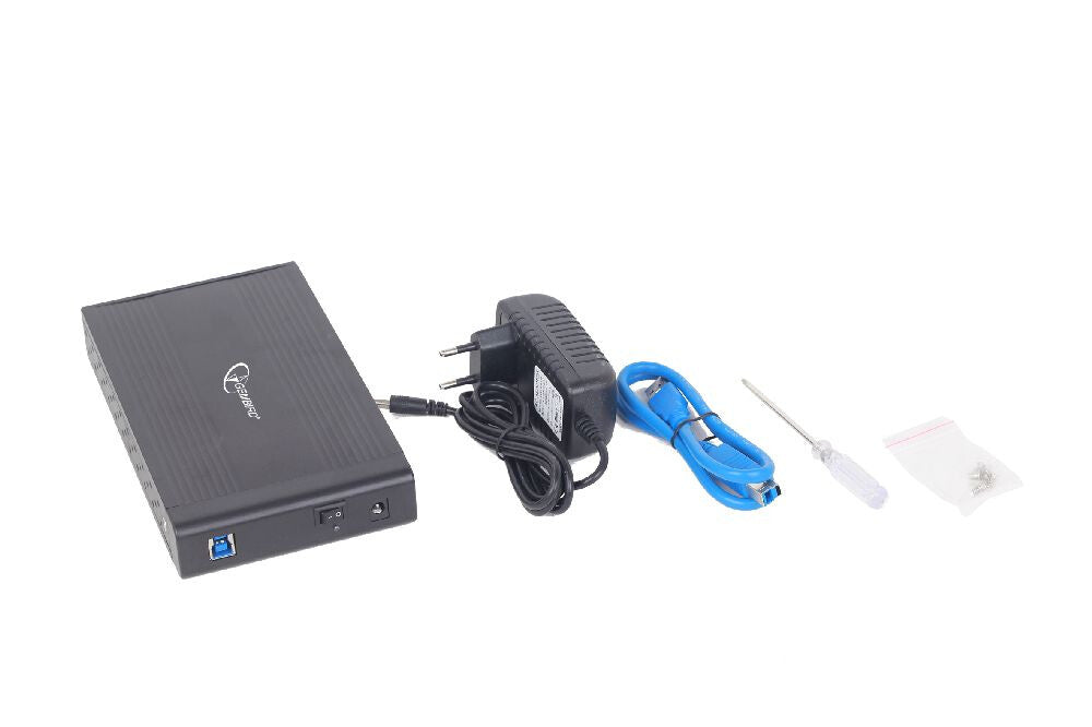 Gembird EE3-U3S-3 drevkabinet HDD kabinet Sort 3.5"
