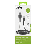 SBS TECABLEMICRO2K USB-kabel USB 2.0 2 m USB A Micro-USB B Sort