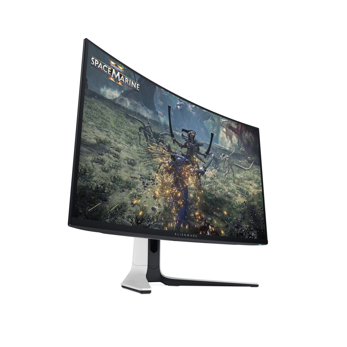 Alienware AW3225QF computerskærm 81,3 cm (32") 3840 x 2160 pixel 4K Ultra HD QD-OLED Sort, Hvid