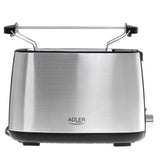 Adler AD 3214 brødrister 7 2 skive(r) 900 W Sølv